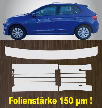 Lackschutzfolien-Komplett-Set für  Ladekante und Türeinstiege Einstiegsleisten für Skoda Fabia 4 ab 2021